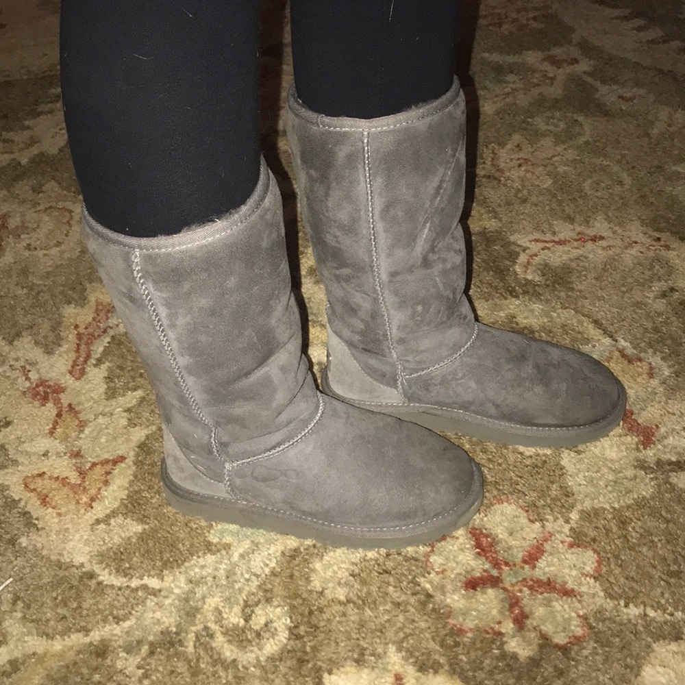 Grey UGG boots
